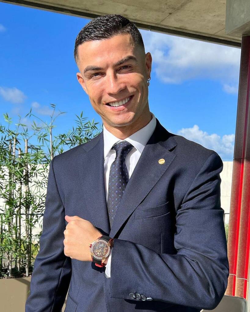 Cristiano Ronaldo: lente de contato dental