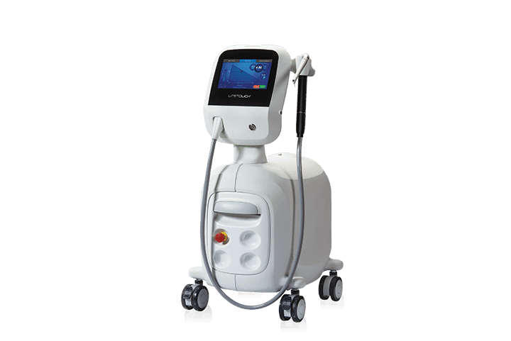 Equipamento odontológico de alta tecnologia utilizado em procedimentos estéticos e cirúrgicos.